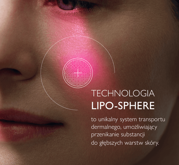 Kreacja prezentująca technologię Lipo-Sphere marki AGENITY