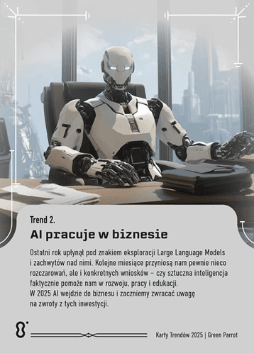 Karta trendu — AI pracuje w biznesie