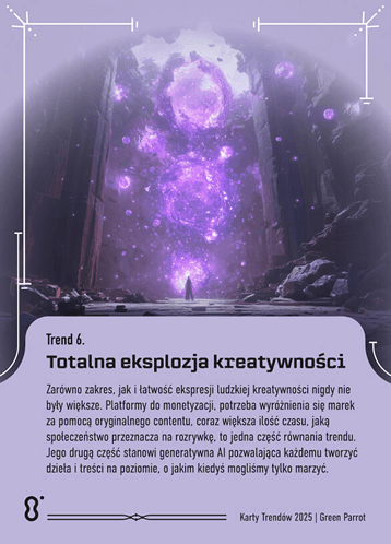 Przykładowa karta trendów 2025