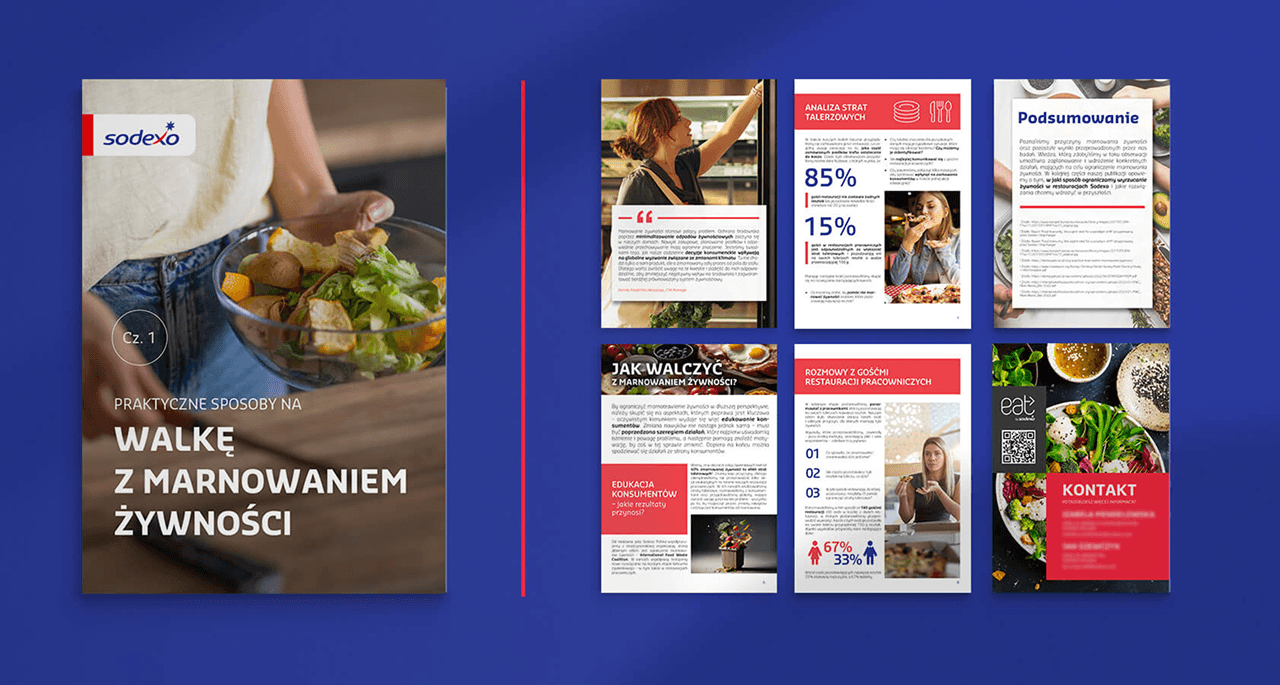 Plansze e-booków EAT by Sodexo „Walka z marnowaniem żywności”