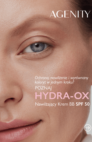 Kreacja AGENITY promująca nawilżający krem BB Hydra-Ox