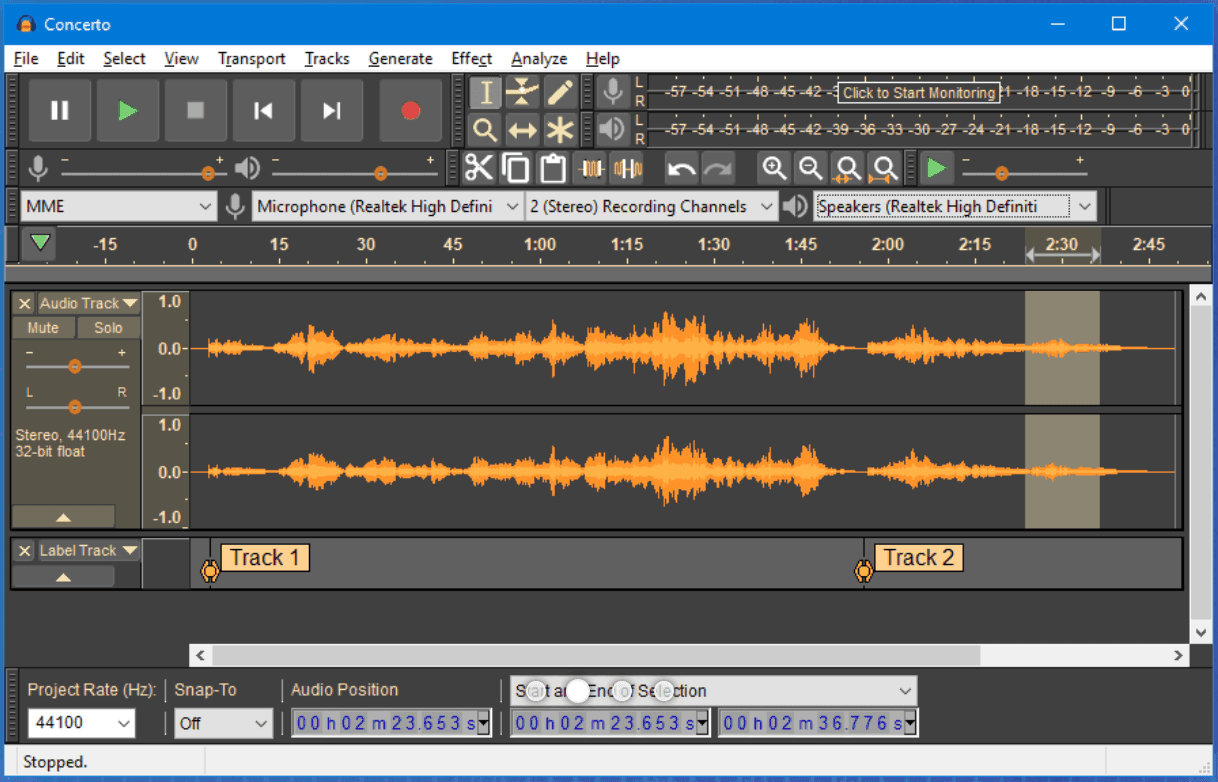 narzędzia marketera. Audacity