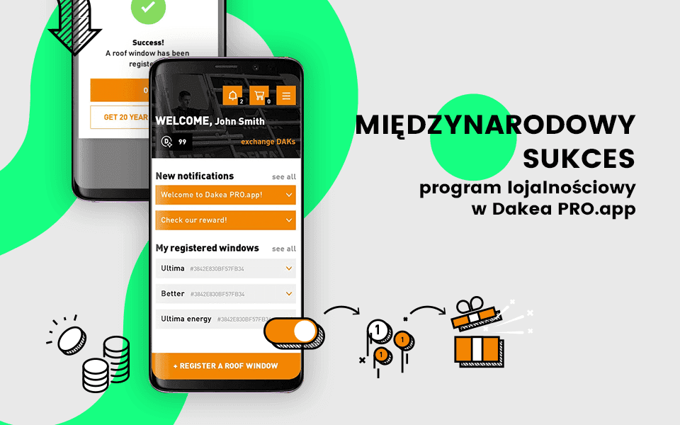 Dakea PRO.app - program lojalnościowy
