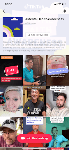 Trendy na TikToku - #mentalhealthawareness