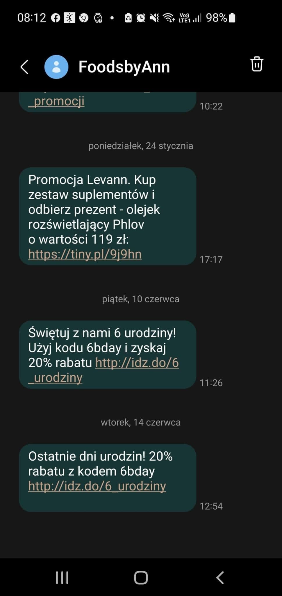 SMS marketing