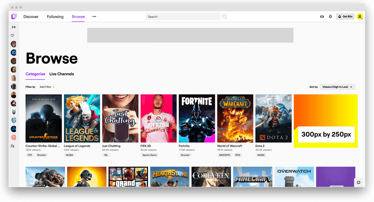 Twitch Ads medium rectangle