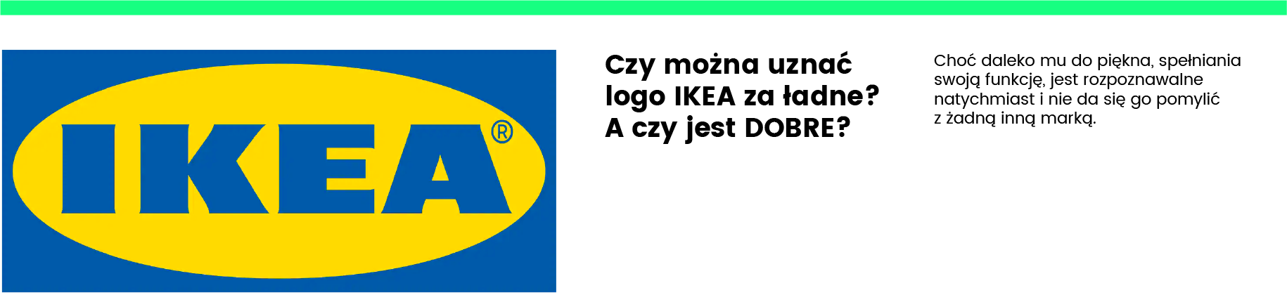 LOGO Ikea - jak zaprojektować dobre logo?