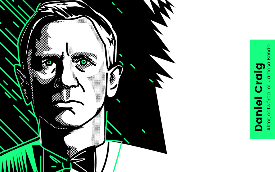 Daniel Craig - James Bond - GreenLetter